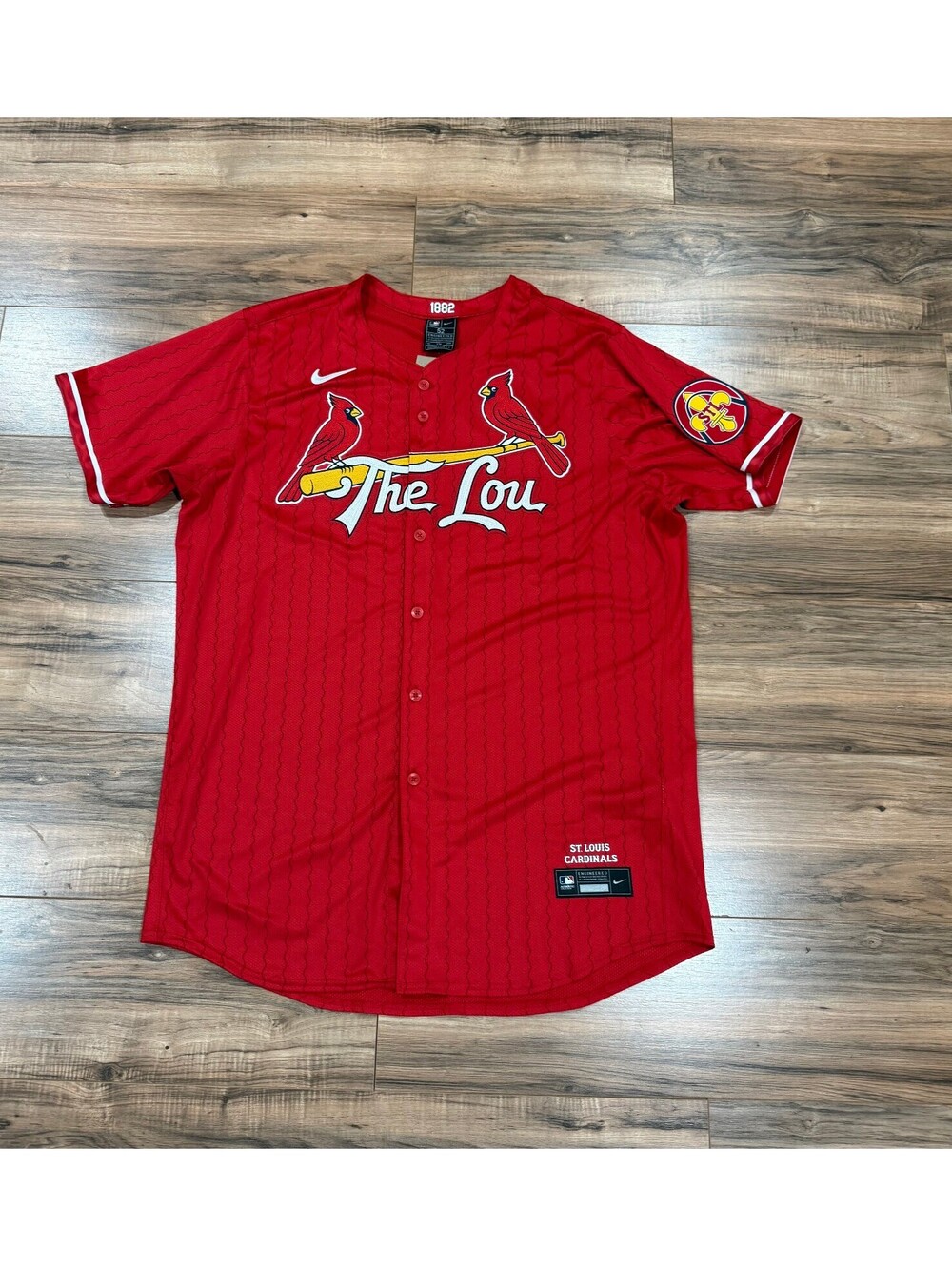 Authentic St. Louis Cardinals Nike MLB Vapor Elite City Connect Jersey 52 $355